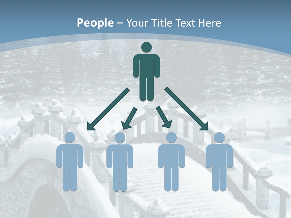Winter Bridge PowerPoint Template