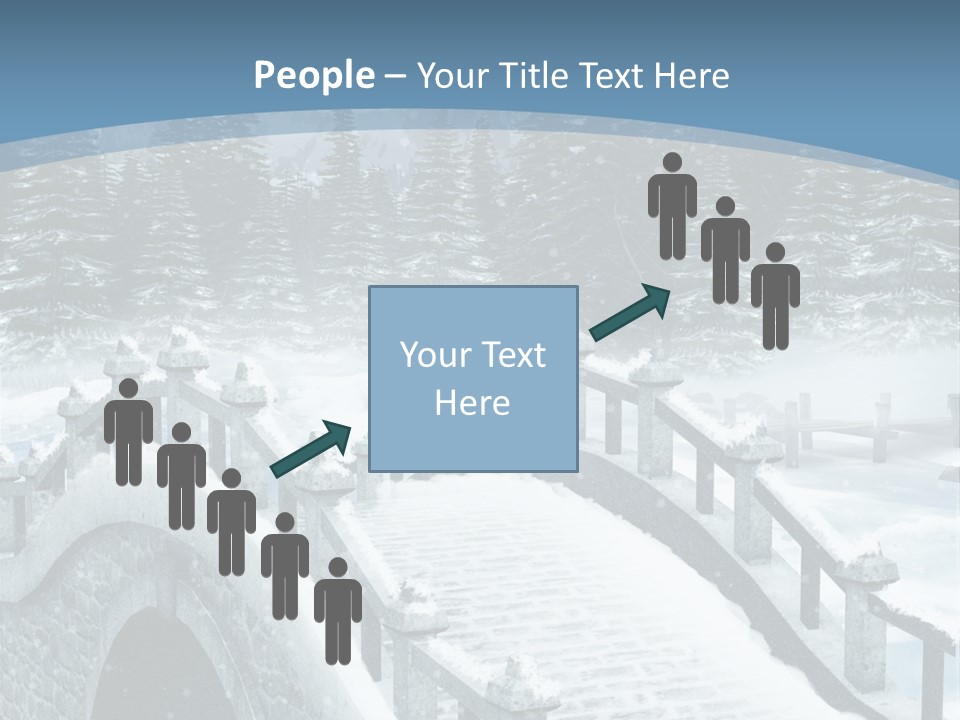 Winter Bridge PowerPoint Template