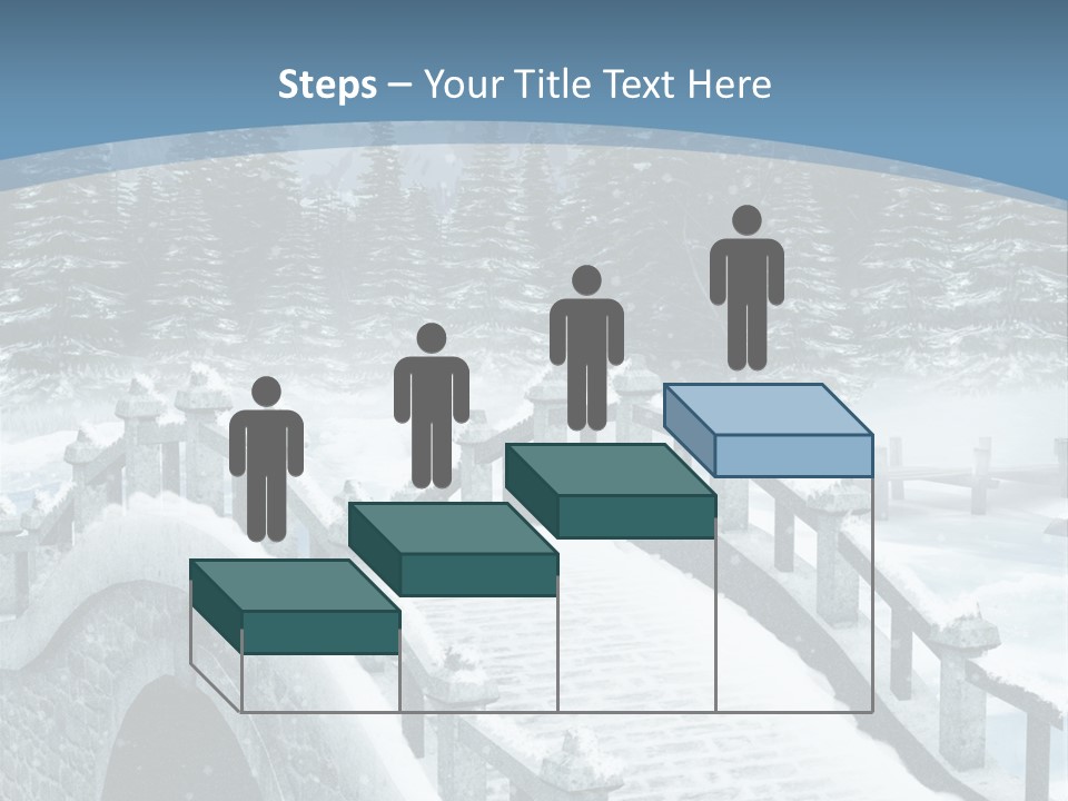 Winter Bridge PowerPoint Template