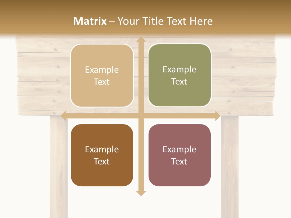 Wooden Billboard PowerPoint Template
