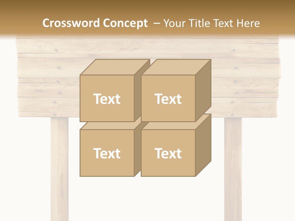 Wooden Billboard PowerPoint Template