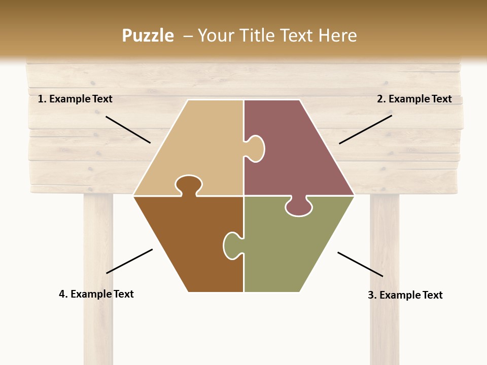 Wooden Billboard PowerPoint Template