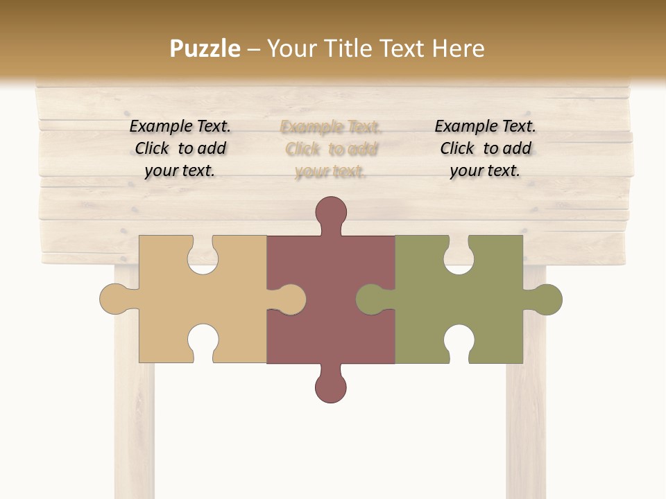Wooden Billboard PowerPoint Template