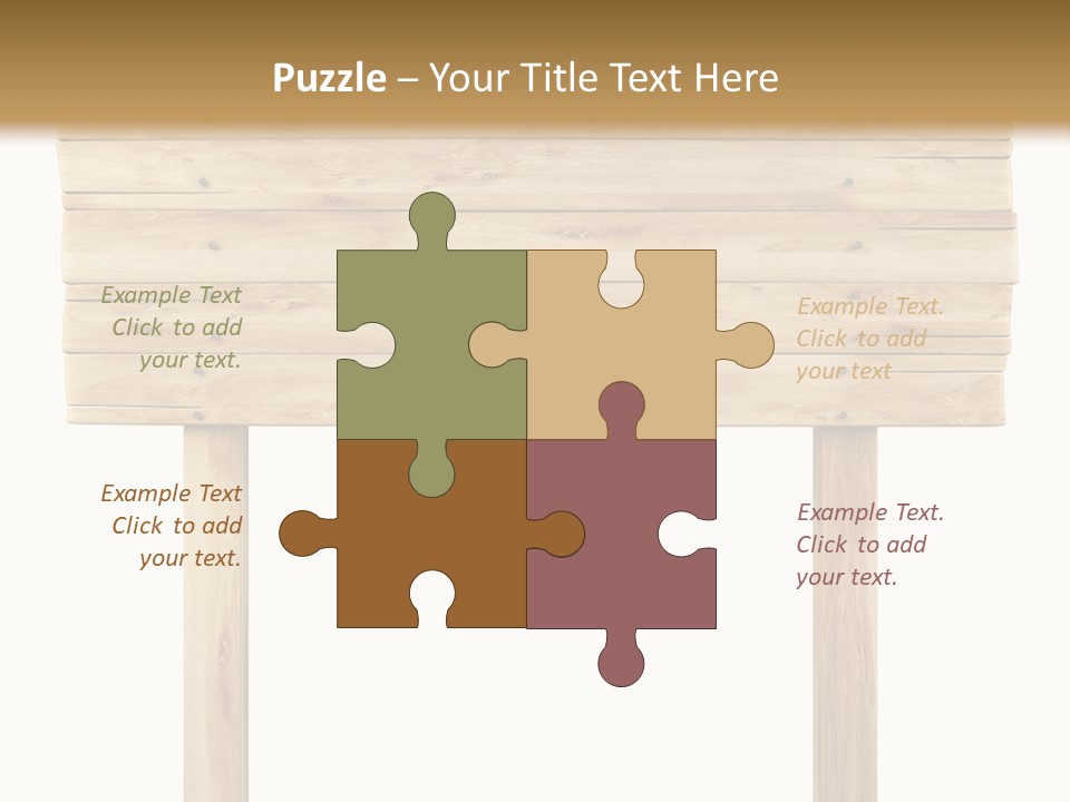 Wooden Billboard PowerPoint Template