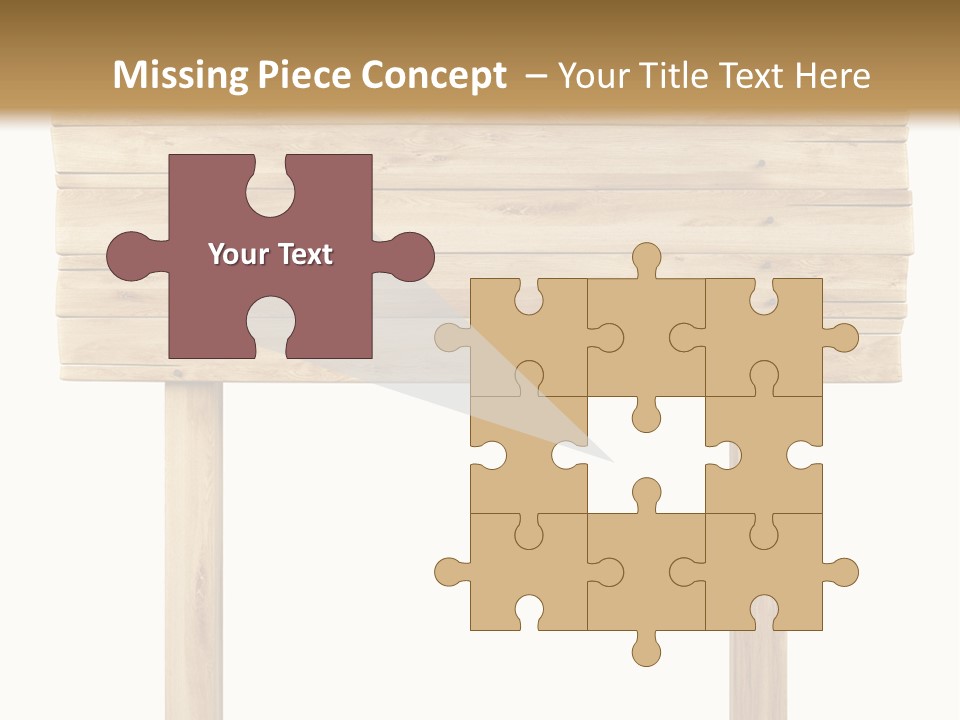 Wooden Billboard PowerPoint Template