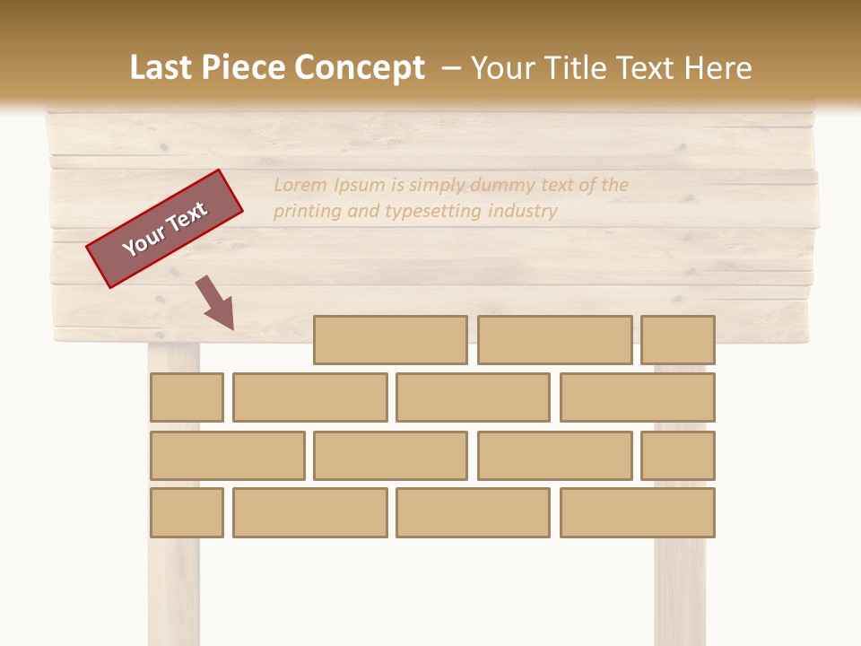 Wooden Billboard PowerPoint Template