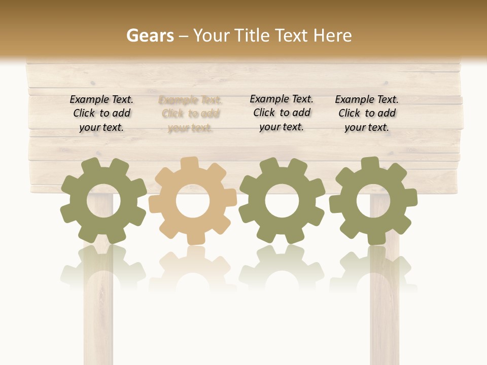 Wooden Billboard PowerPoint Template