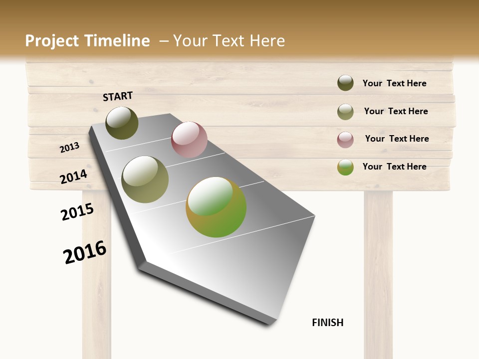 Wooden Billboard PowerPoint Template