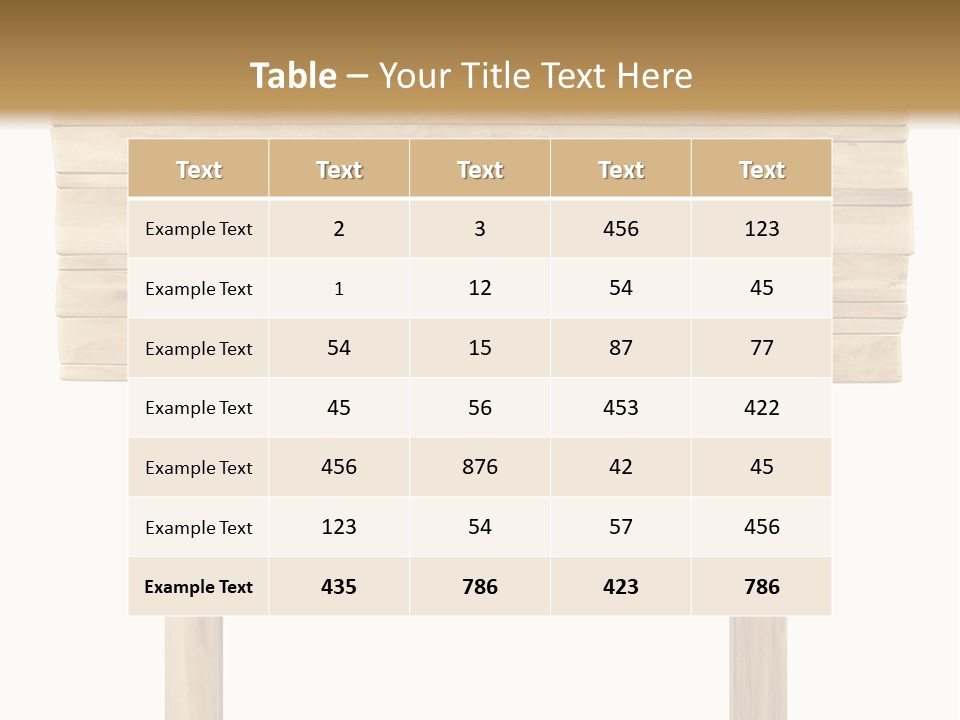 Wooden Billboard PowerPoint Template