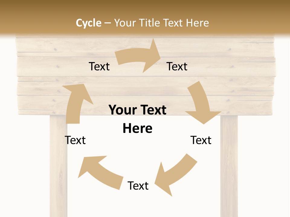 Wooden Billboard PowerPoint Template