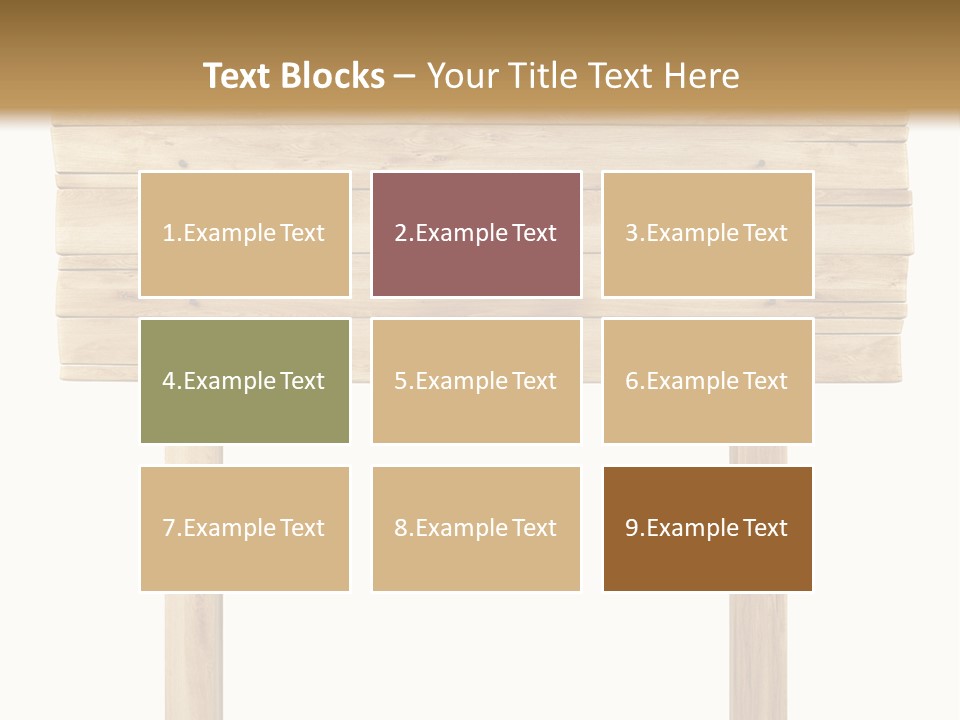 Wooden Billboard PowerPoint Template