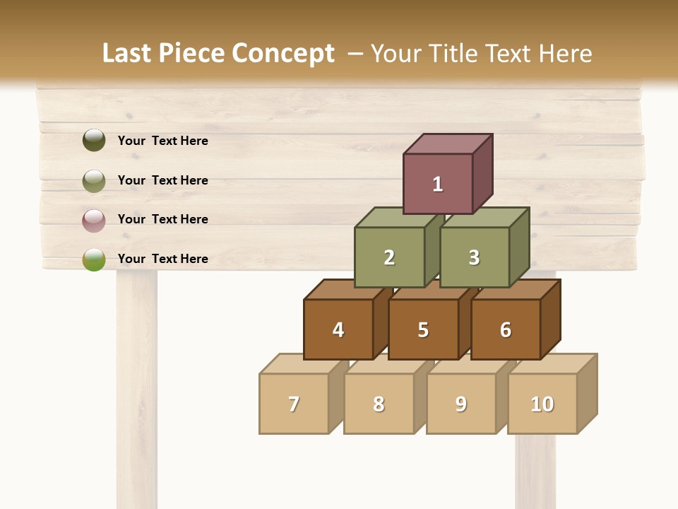 Wooden Billboard PowerPoint Template