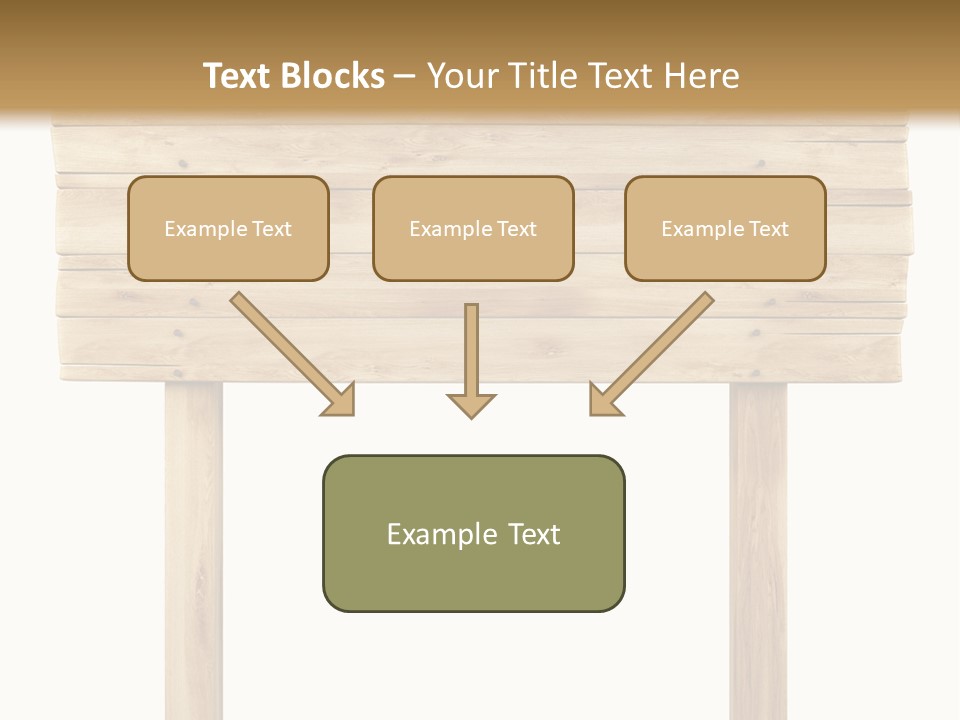 Wooden Billboard PowerPoint Template