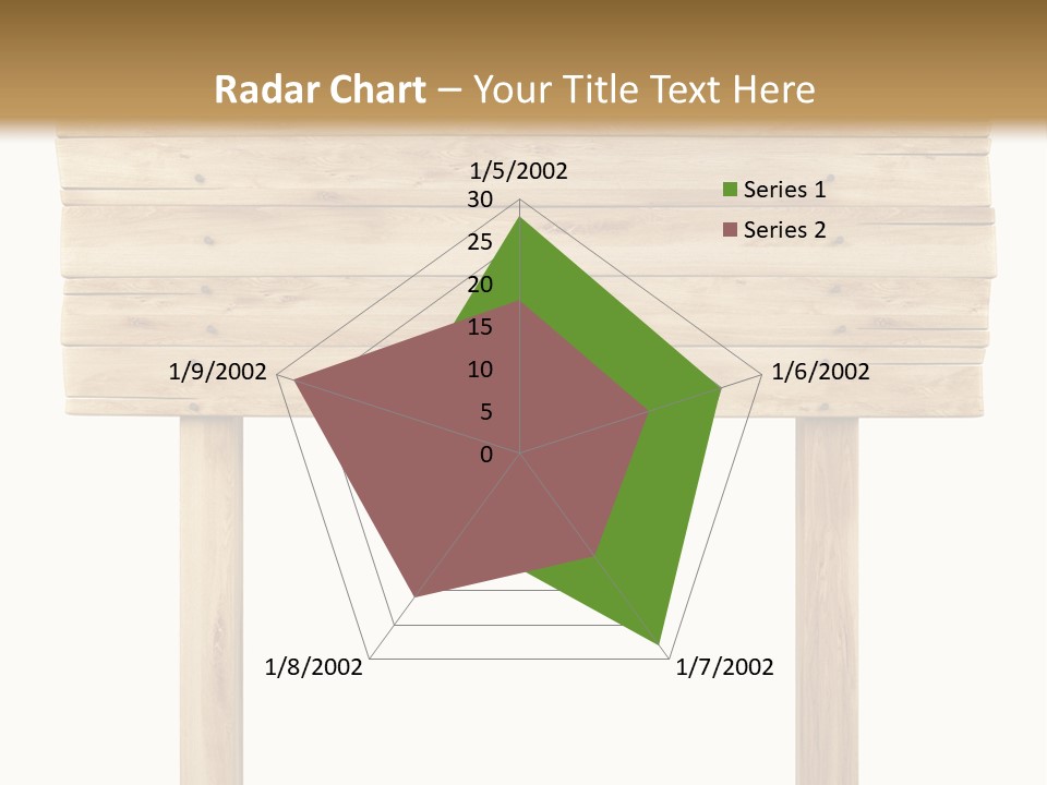 Wooden Billboard PowerPoint Template