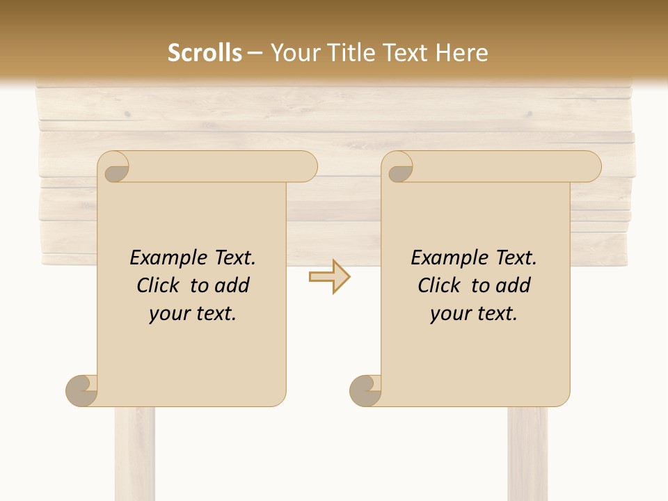 Wooden Billboard PowerPoint Template