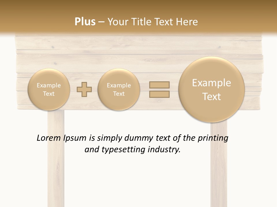 Wooden Billboard PowerPoint Template