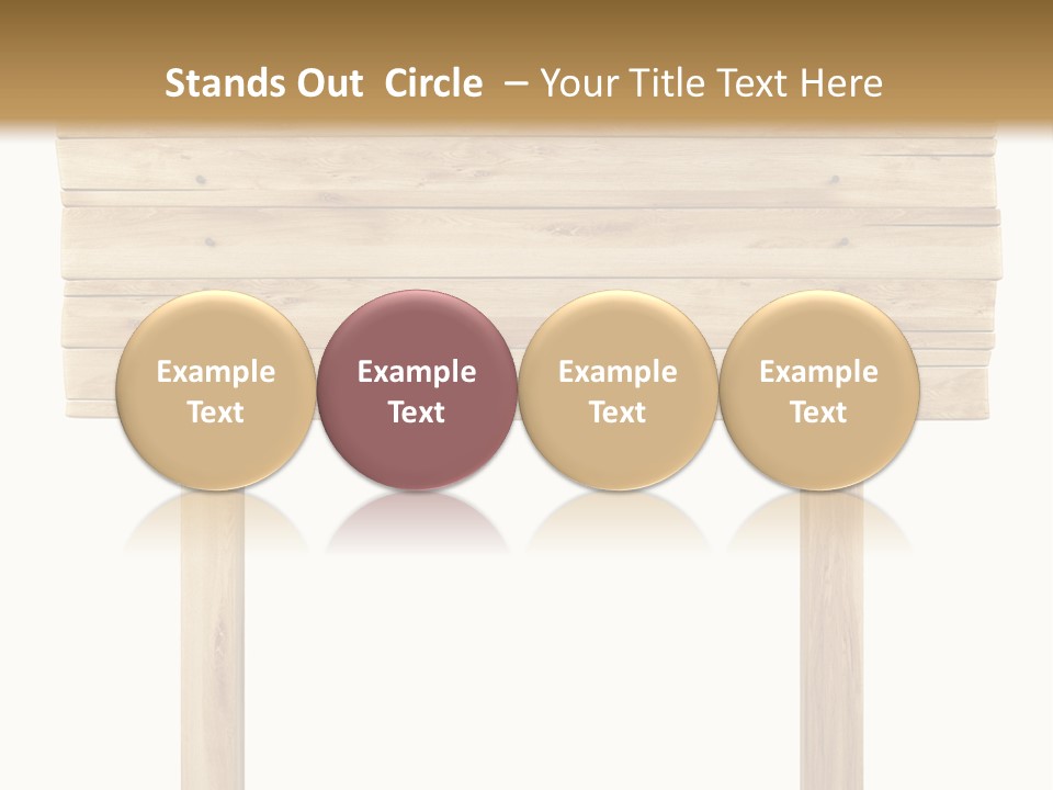 Wooden Billboard PowerPoint Template