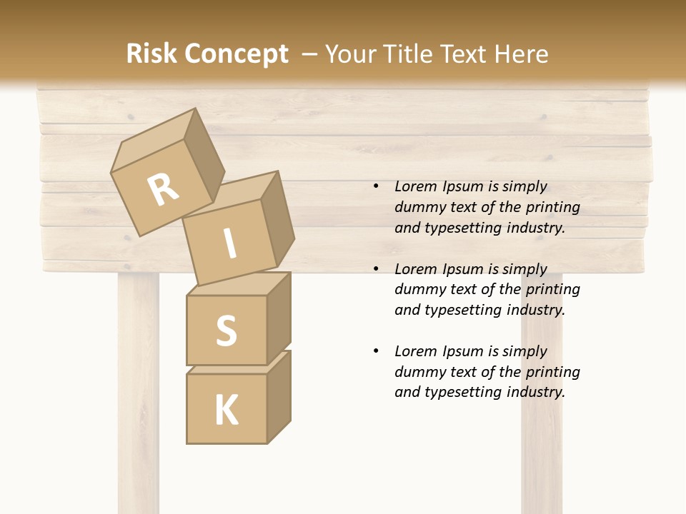 Wooden Billboard PowerPoint Template