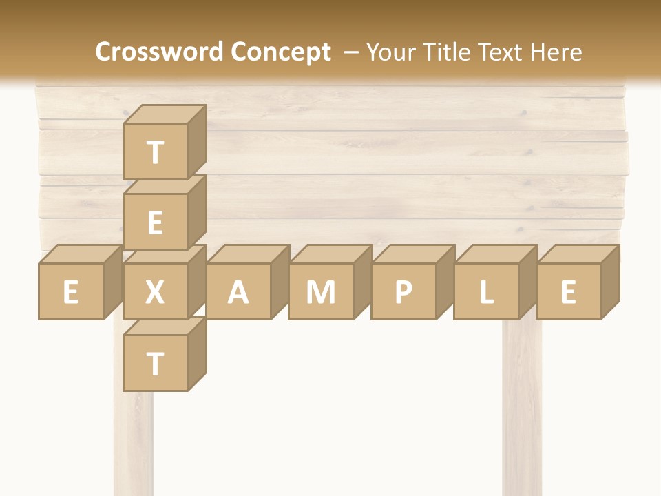 Wooden Billboard PowerPoint Template