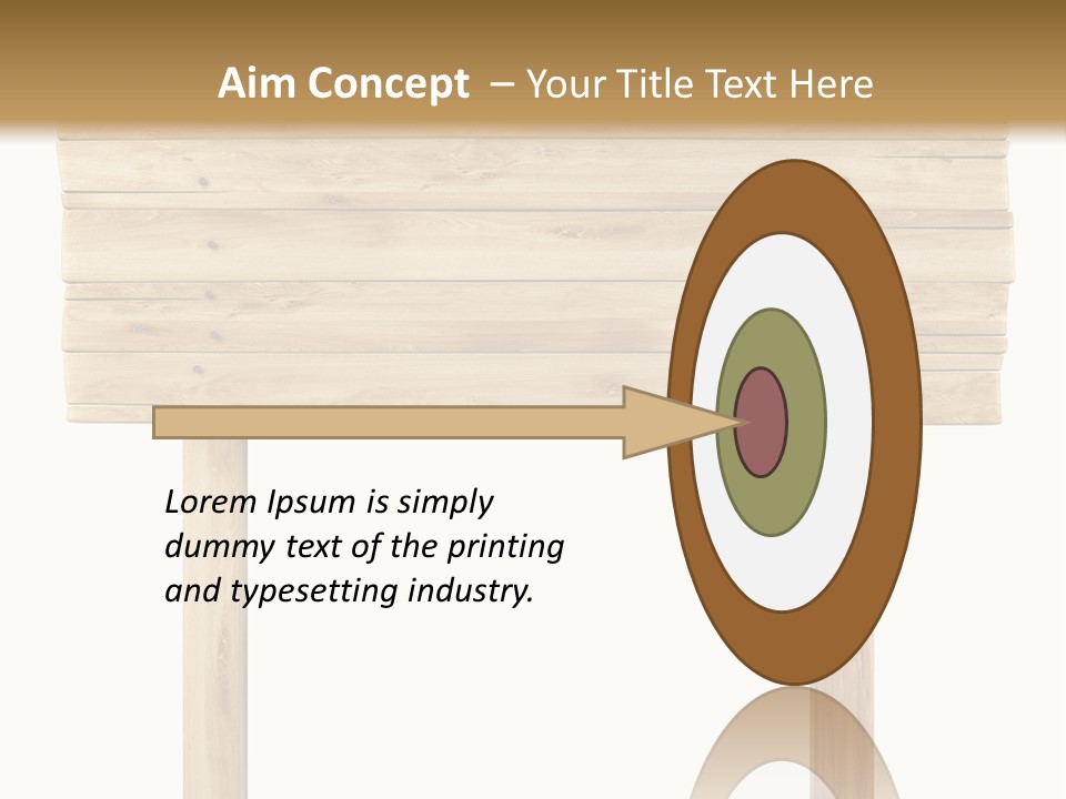 Wooden Billboard PowerPoint Template