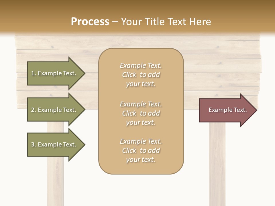 Wooden Billboard PowerPoint Template