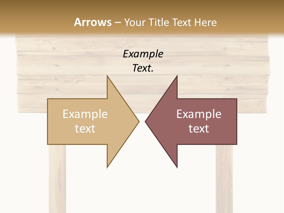 Wooden Billboard PowerPoint Template