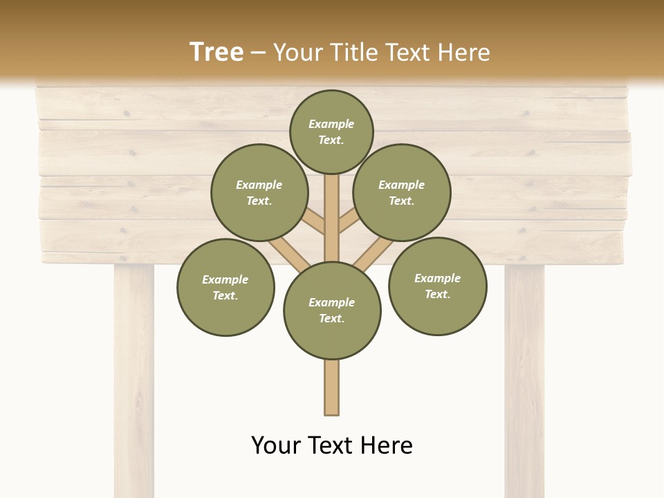 Wooden Billboard PowerPoint Template