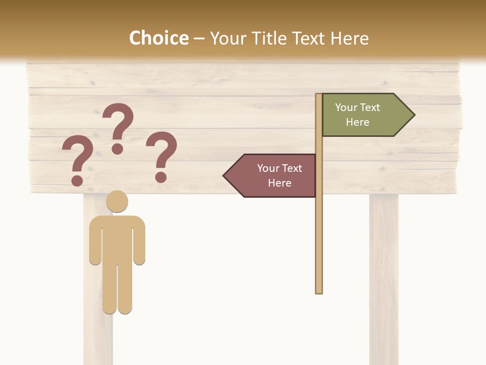 Wooden Billboard PowerPoint Template