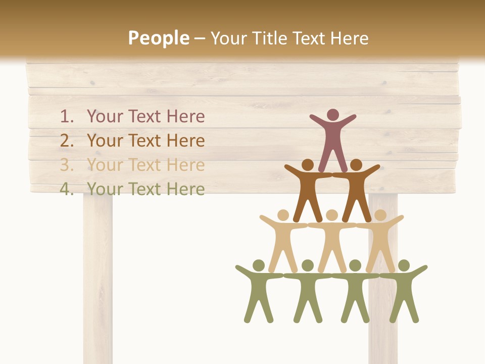 Wooden Billboard PowerPoint Template