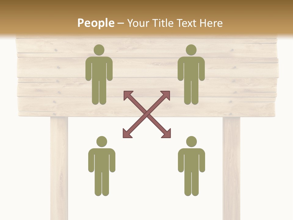 Wooden Billboard PowerPoint Template