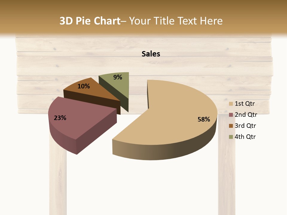 Wooden Billboard PowerPoint Template