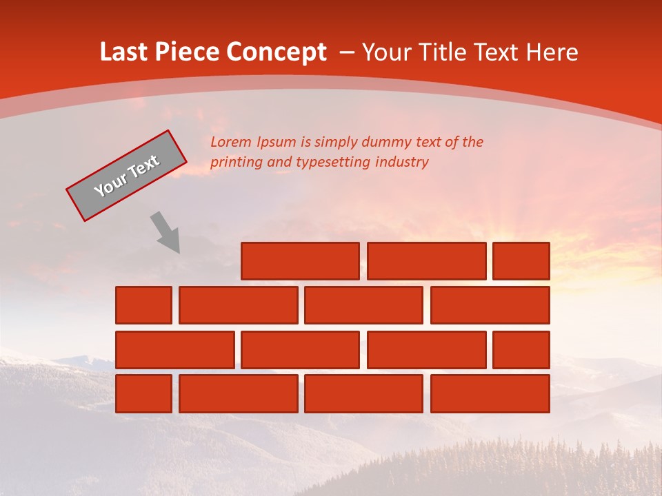 Winter Sunset PowerPoint Template