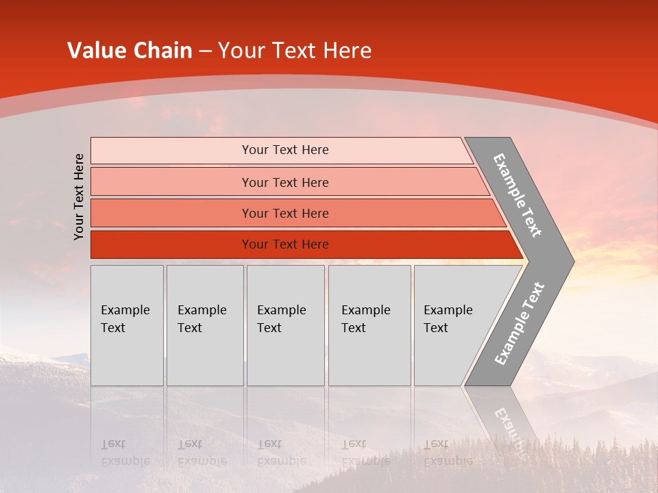 Winter Sunset PowerPoint Template