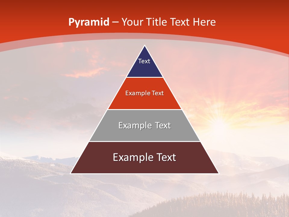 Winter Sunset PowerPoint Template