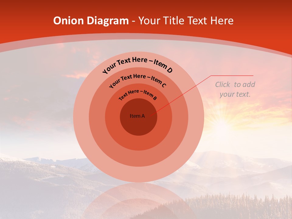 Winter Sunset PowerPoint Template