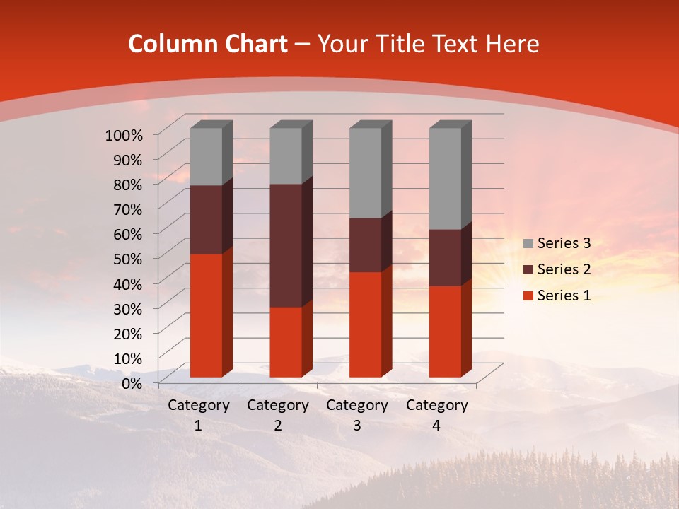 Winter Sunset PowerPoint Template