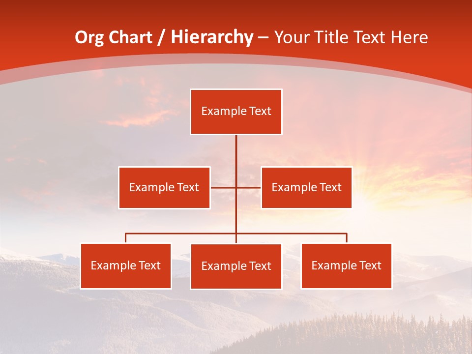 Winter Sunset PowerPoint Template