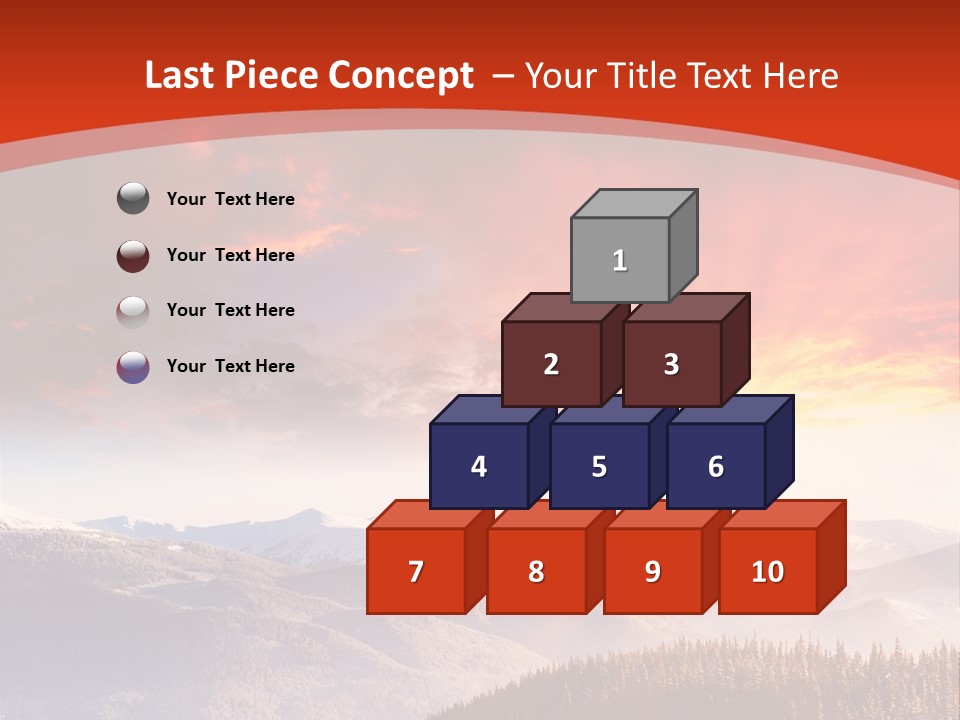 Winter Sunset PowerPoint Template