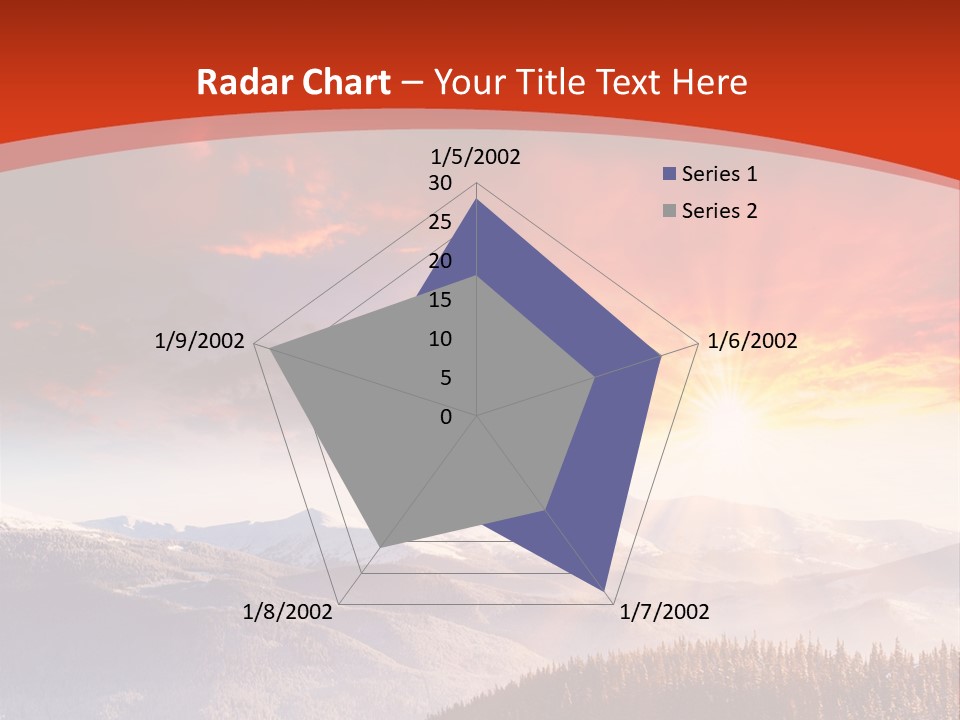 Winter Sunset PowerPoint Template