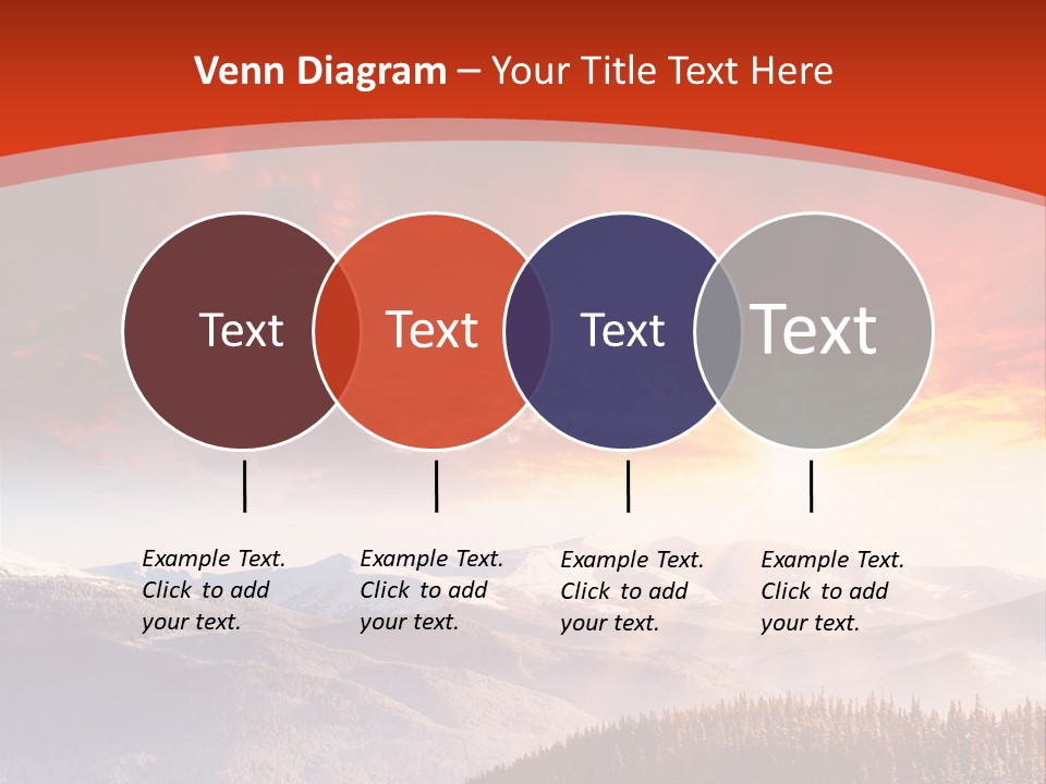 Winter Sunset PowerPoint Template