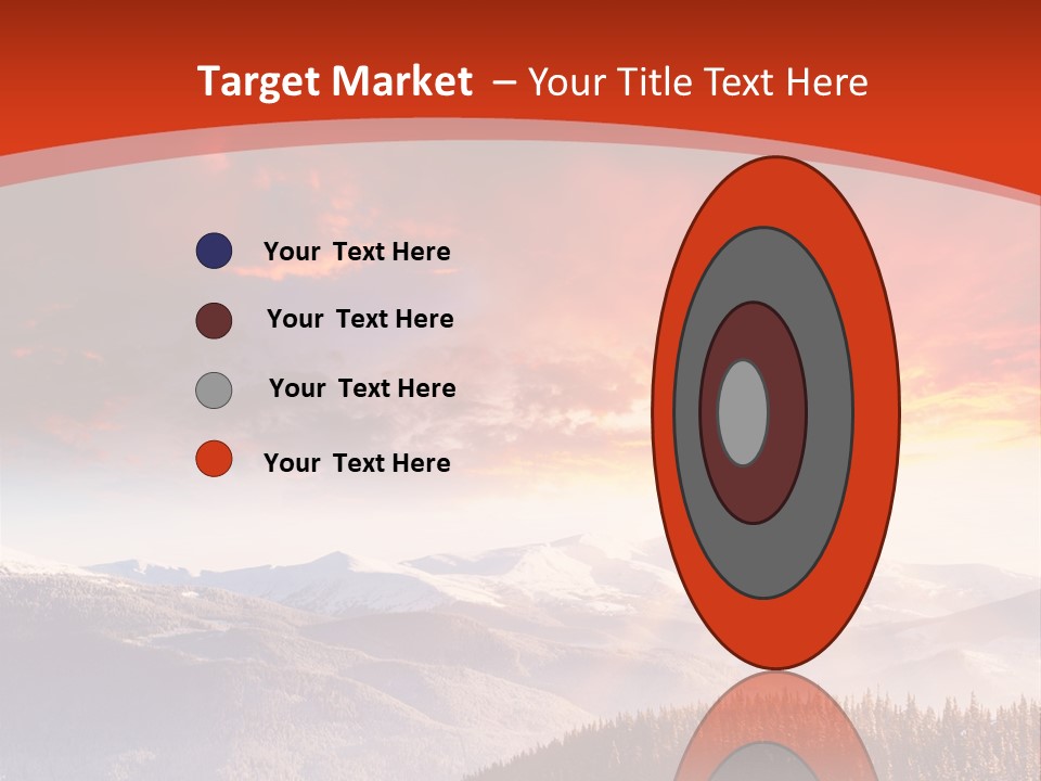 Winter Sunset PowerPoint Template