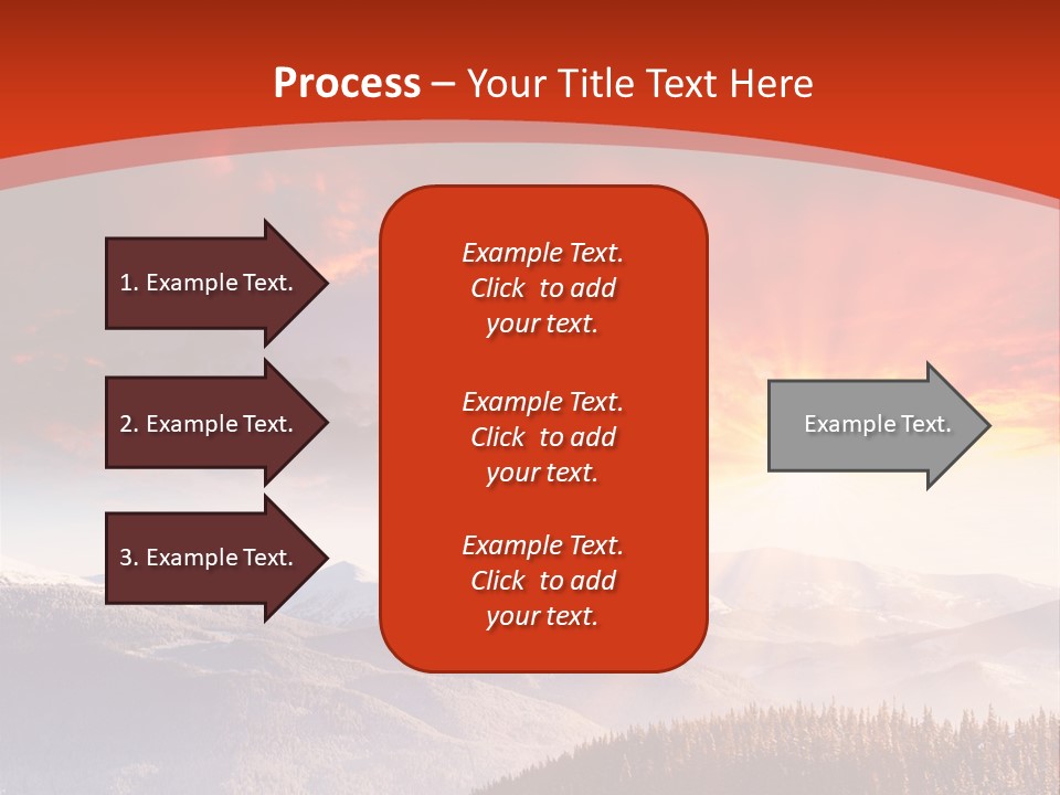 Winter Sunset PowerPoint Template