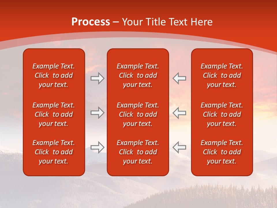 Winter Sunset PowerPoint Template
