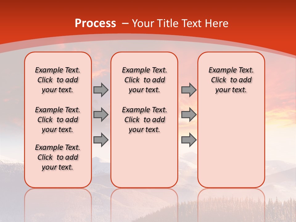 Winter Sunset PowerPoint Template