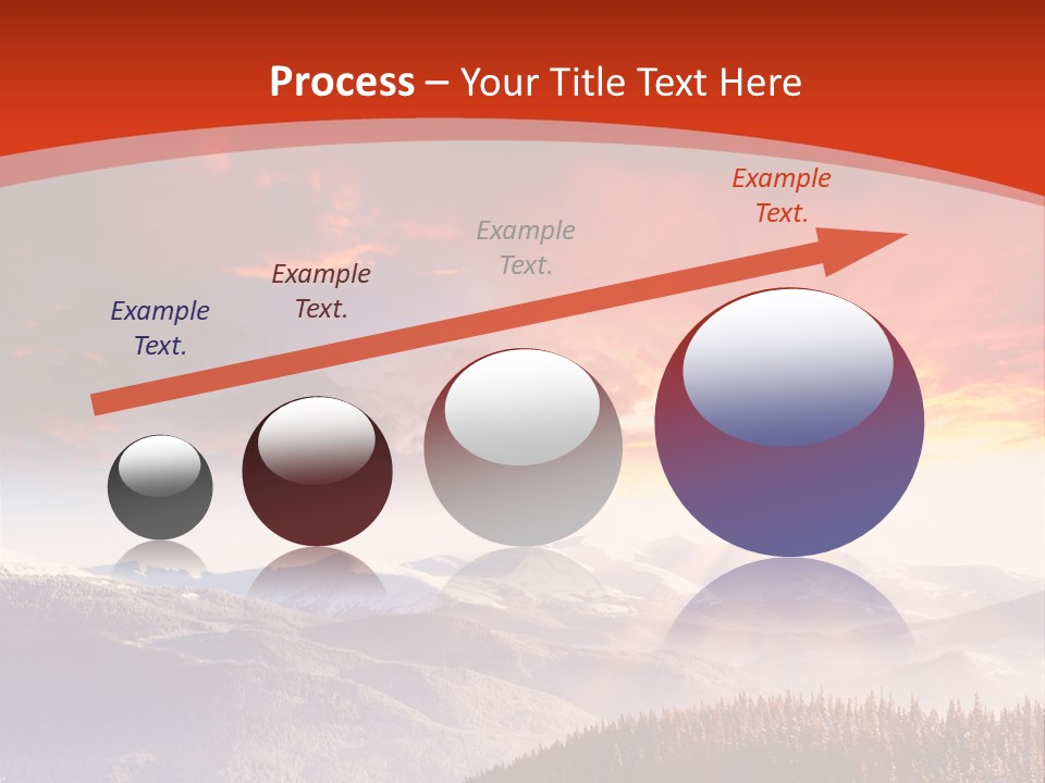 Winter Sunset PowerPoint Template