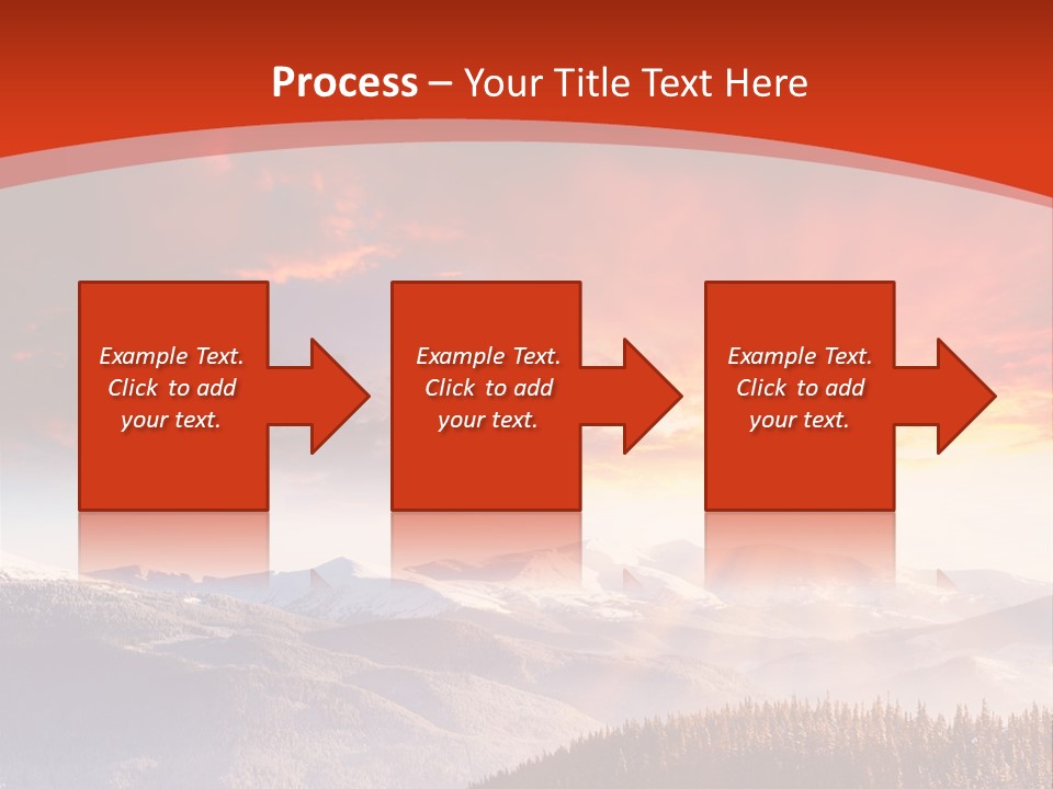 Winter Sunset PowerPoint Template