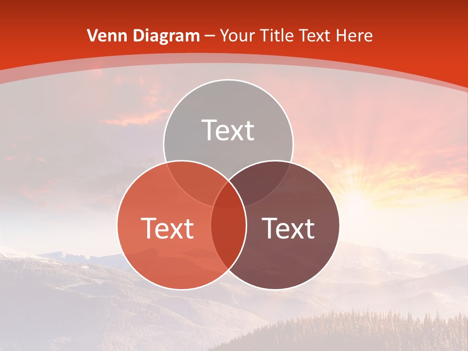 Winter Sunset PowerPoint Template