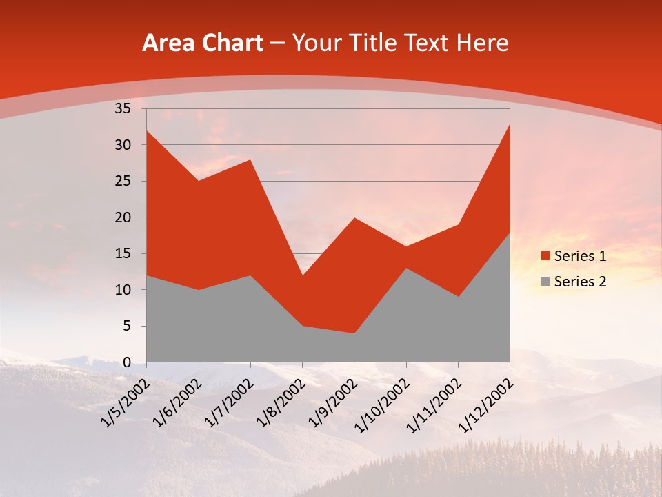 Winter Sunset PowerPoint Template