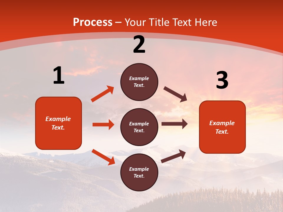 Winter Sunset PowerPoint Template