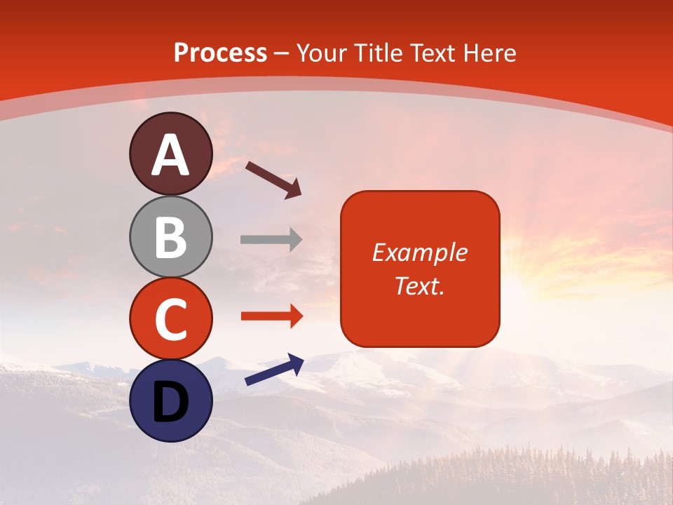 Winter Sunset PowerPoint Template